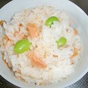 冷凍物で簡単鮭ごはん